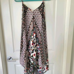 Handkerchief midi dress